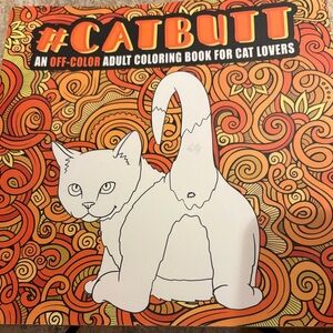 Cat Coloring Book for Cat Lovers - Orange and White